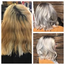 Rache blonde transition